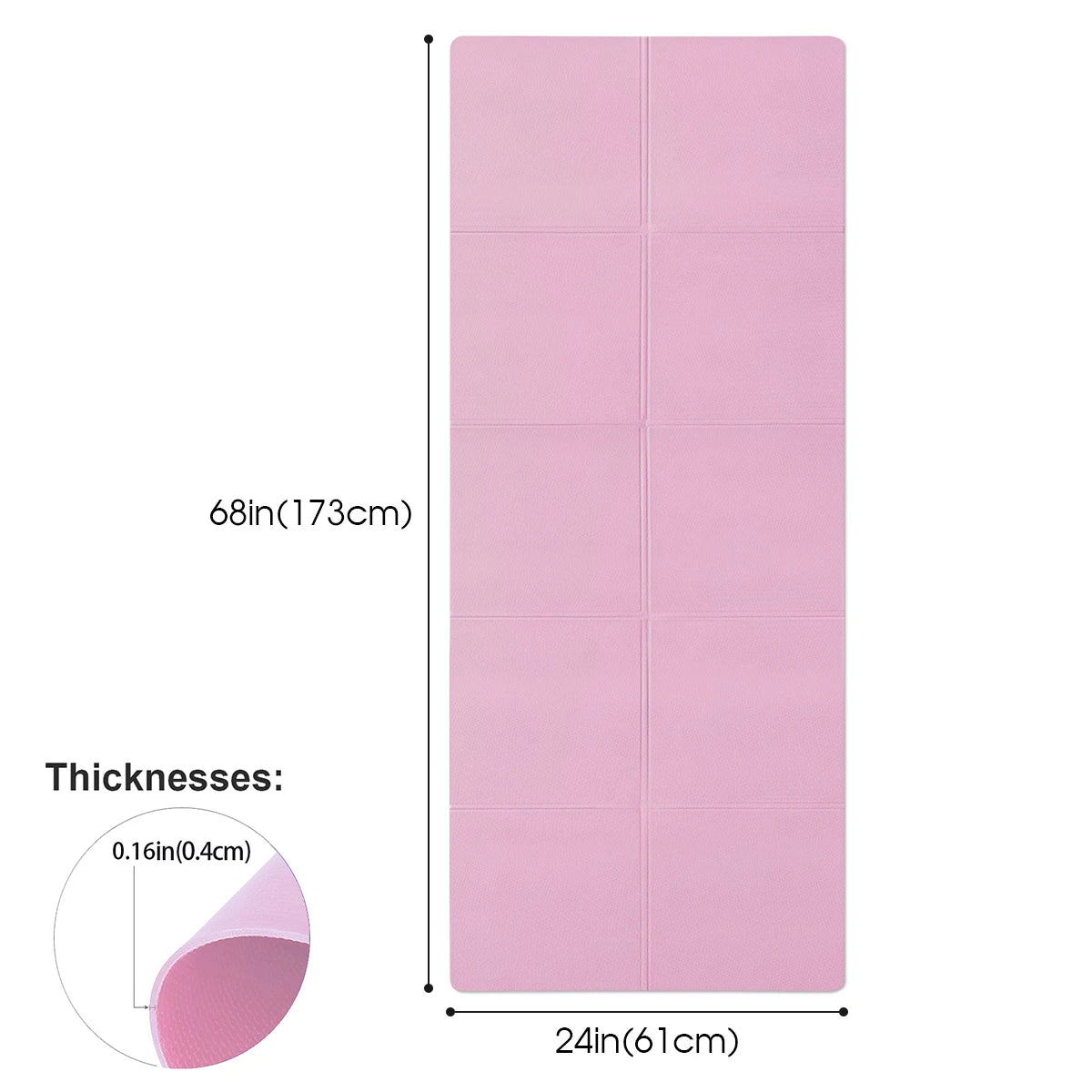 Non-Slip Yoga Mat — 4 mm Comfort Grip