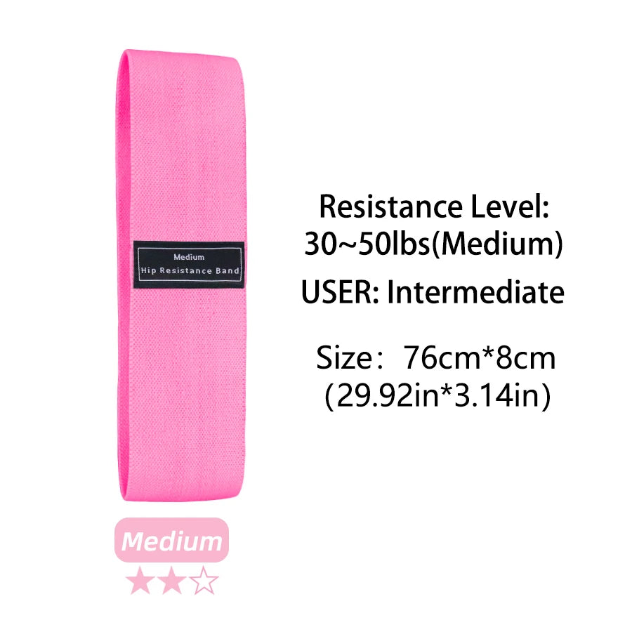 Fabric Resistance Bands — Glute & Hip Training Set