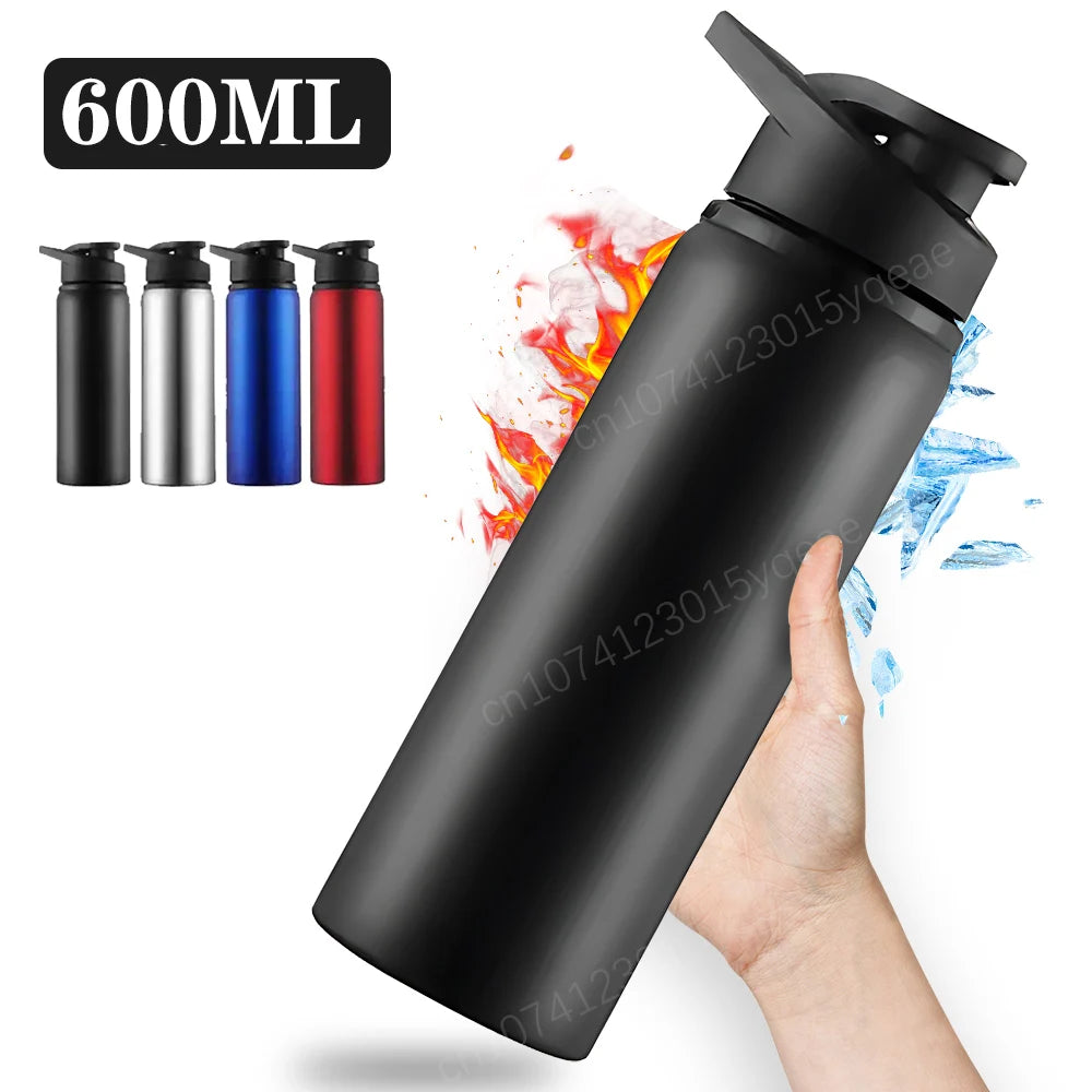 Gym Water Bottle — Leakproof Aluminum