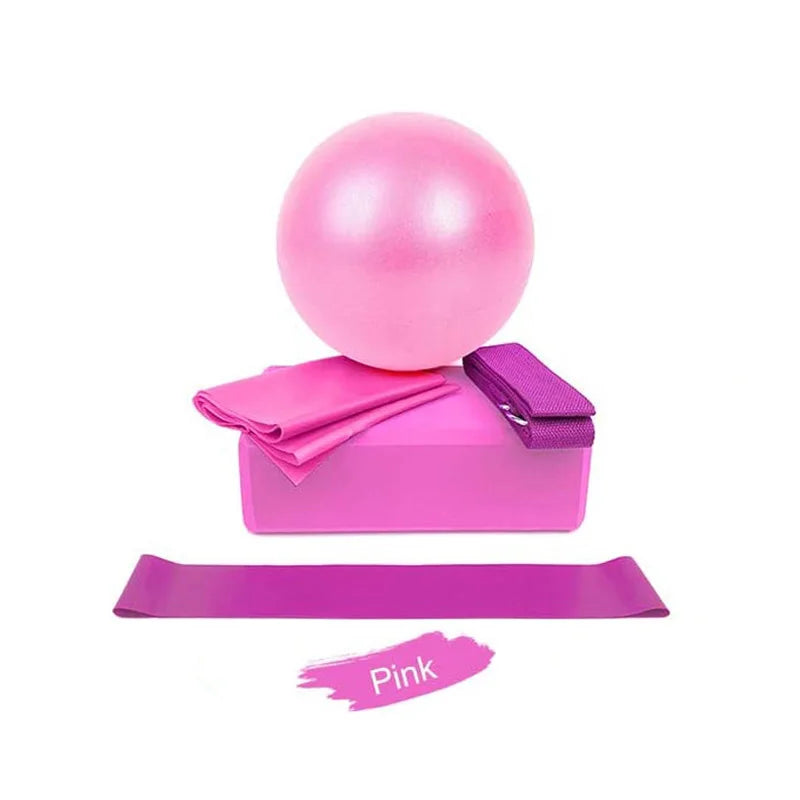Yoga Foundation Kit  5 in 1— Blocks, Bands & Ball
