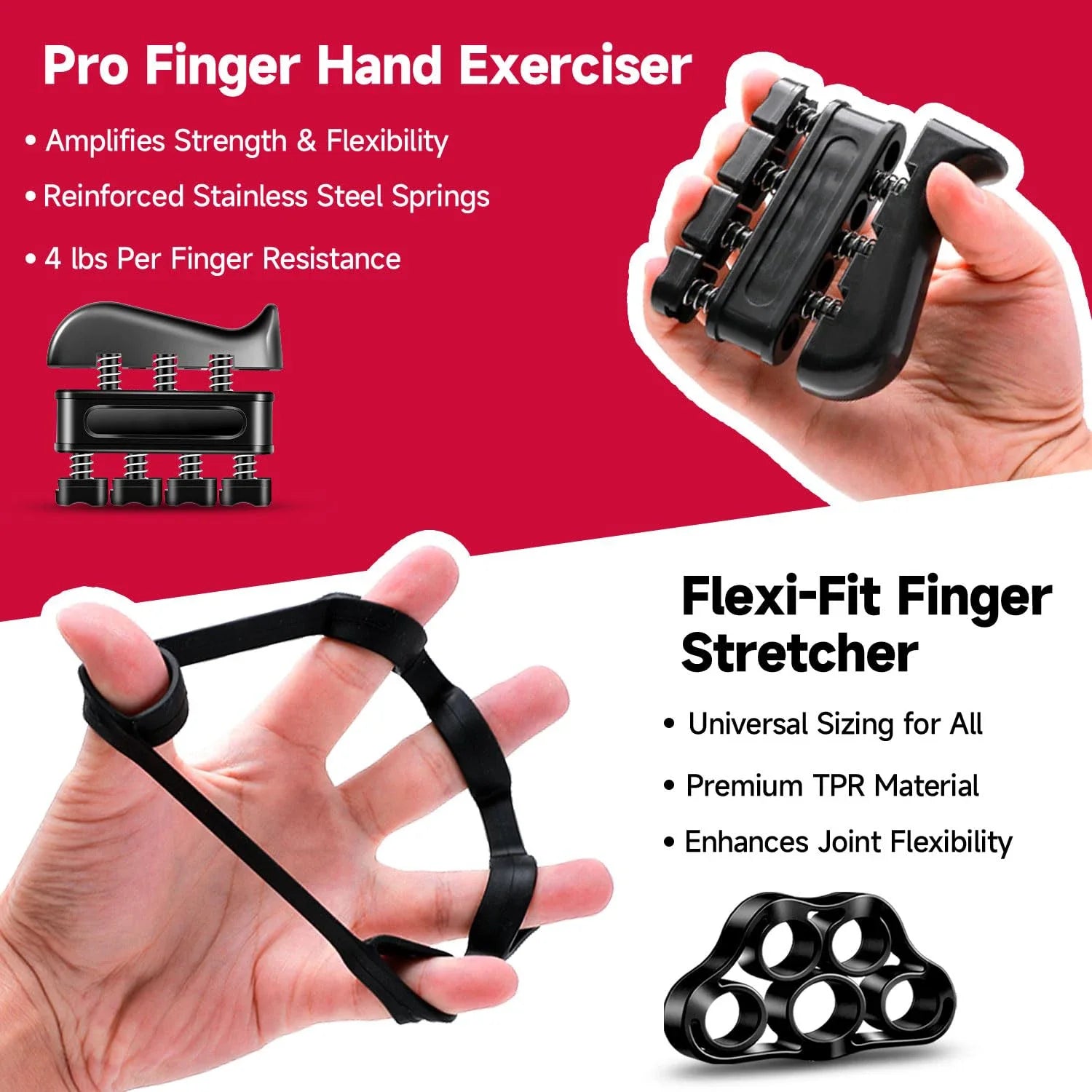Hand Strengthener Workout Kit 6 Pack 5-60kg
