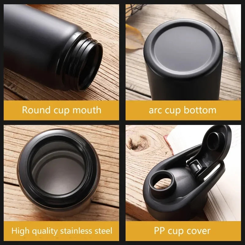 Gym Water Bottle — Leakproof Aluminum