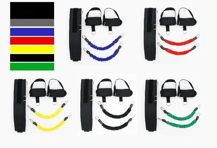 Leg Resistance Trainer — Adjustable Power Bands