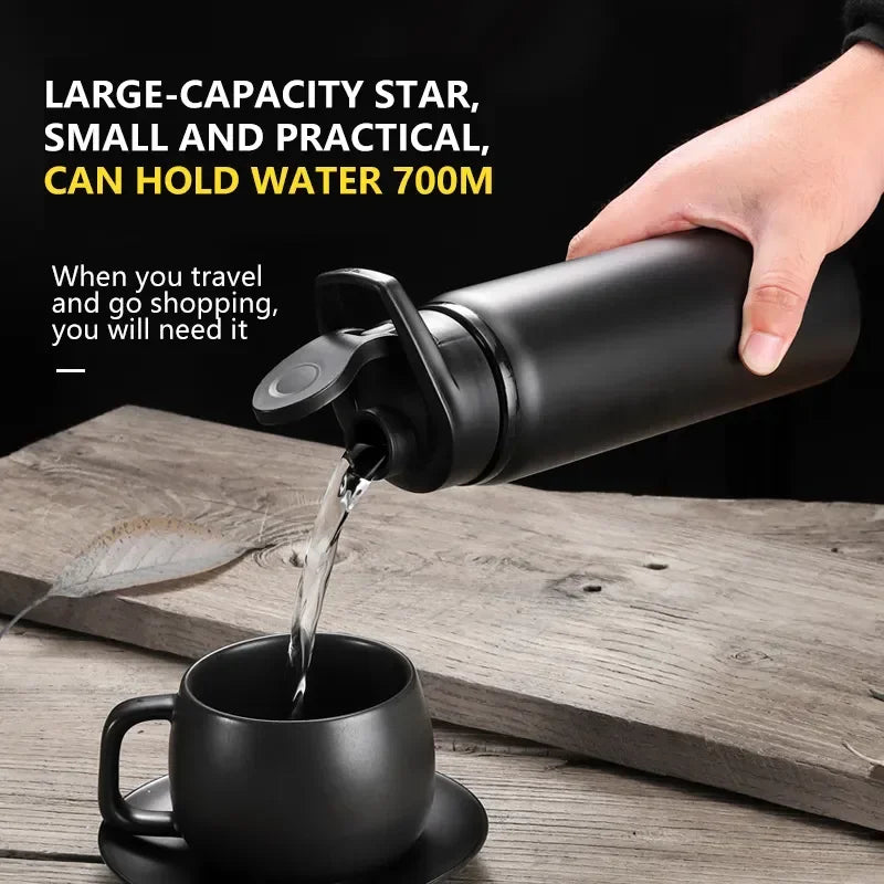 Gym Water Bottle — Leakproof Aluminum