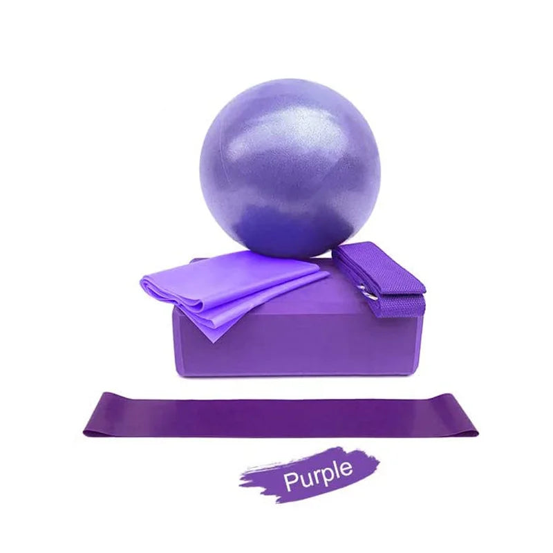 Yoga Foundation Kit  5 in 1— Blocks, Bands & Ball