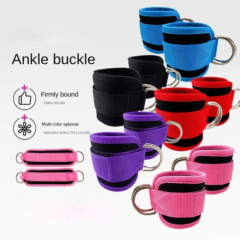Ankle & Wrist Cuffs — Adjustable D-Ring Support Straps