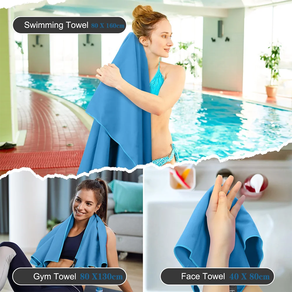 Performance Gym Towel — Silver Ion Fast-Dry