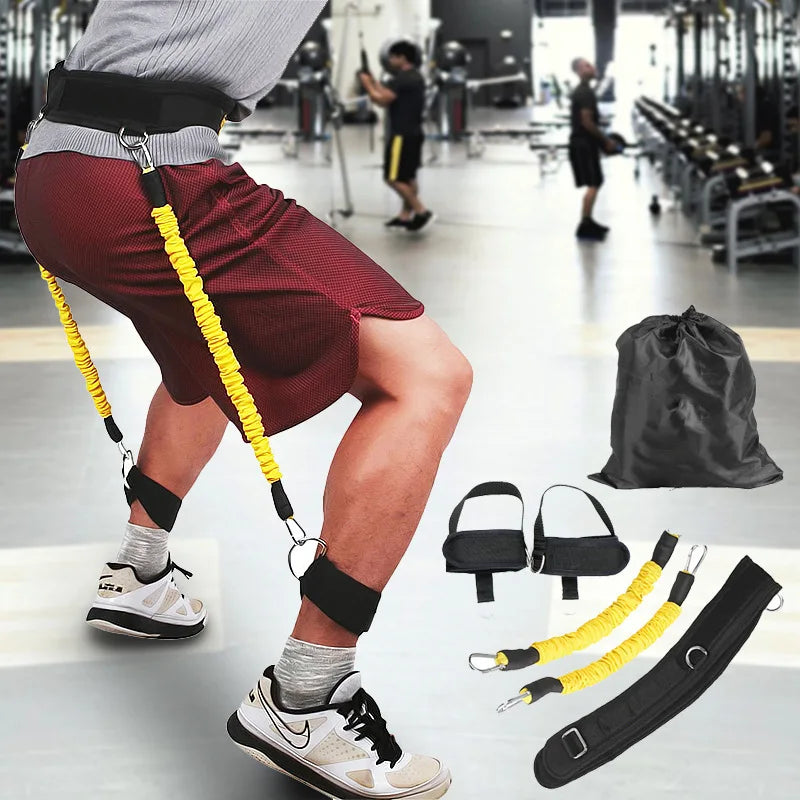 Leg Resistance Trainer — Adjustable Power Bands