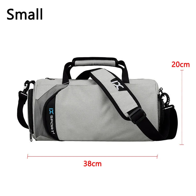 Gym Duffle Bag — Dual Compartment Wet/Dry Design