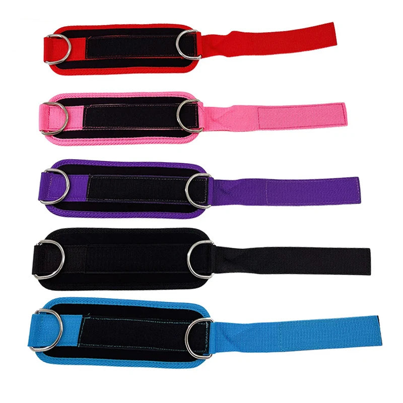 Ankle & Wrist Cuffs — Adjustable D-Ring Support Straps