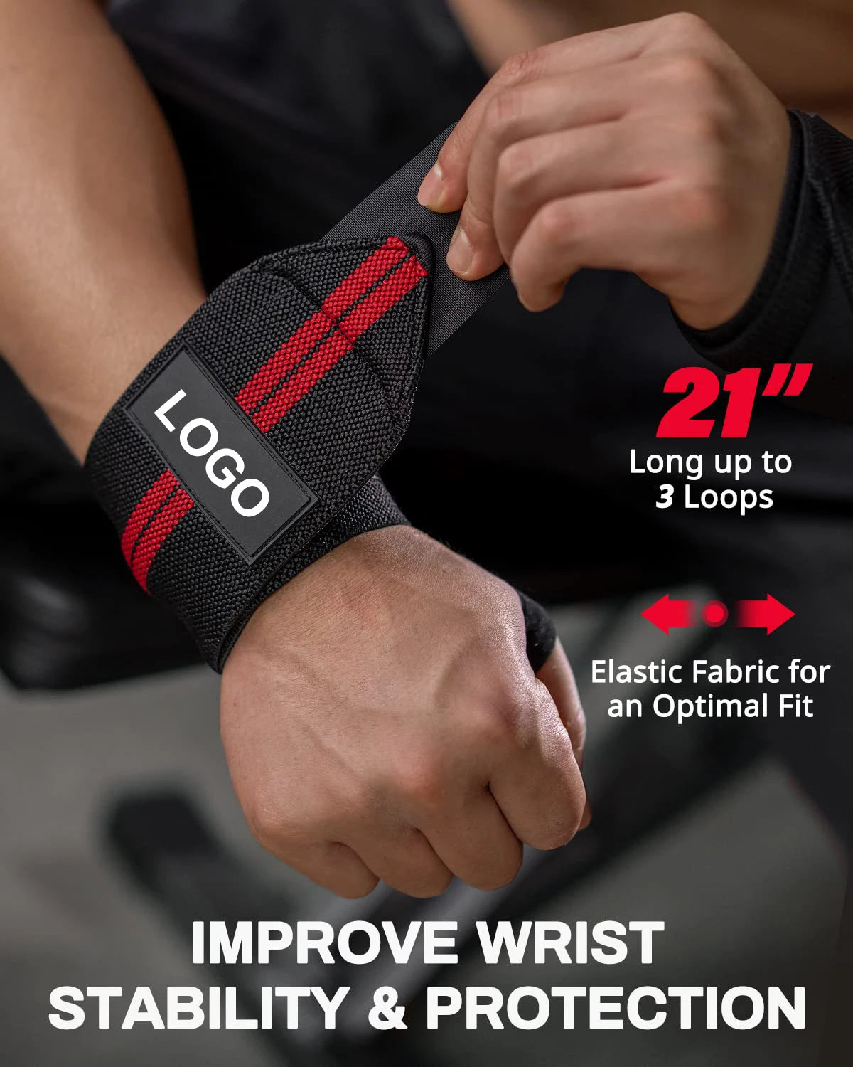 Wrist Support Wraps- Extra Strength (Pair)