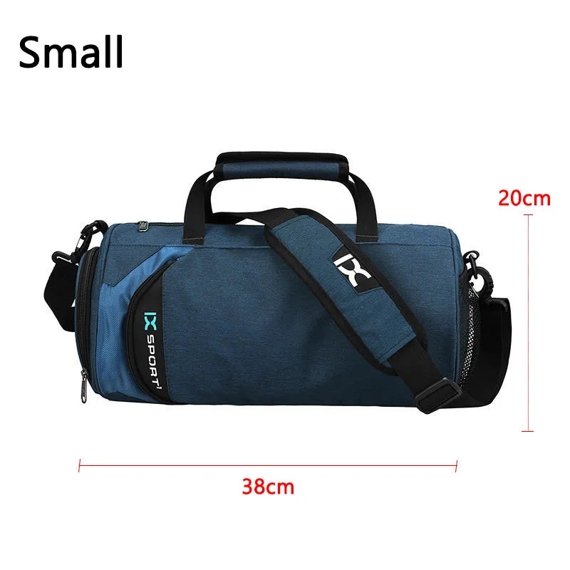 Gym Duffle Bag — Dual Compartment Wet/Dry Design