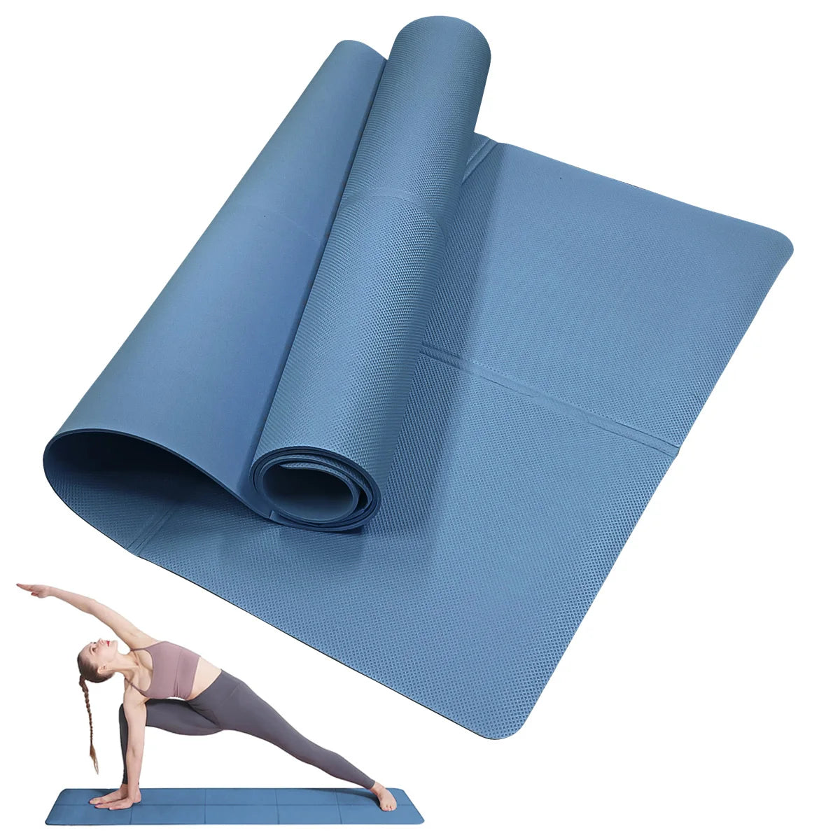 Non-Slip Yoga Mat — 4 mm Comfort Grip