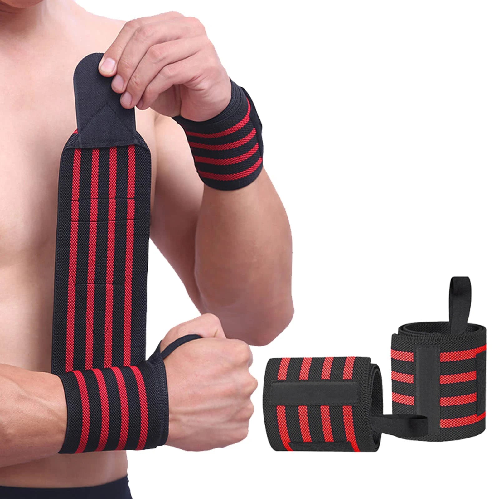 Wrist Wraps — Powerlifting Support Straps