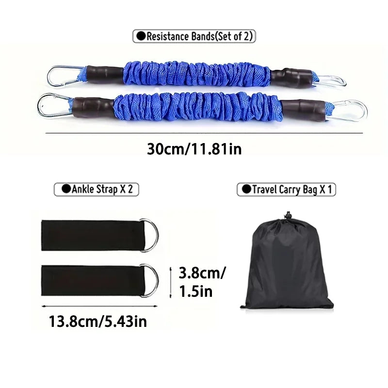 Leg Strength Bands — Ankle Strap Training Kit