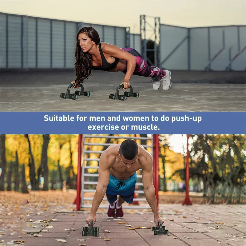Push-Up Bars — Ergonomic Steel Base