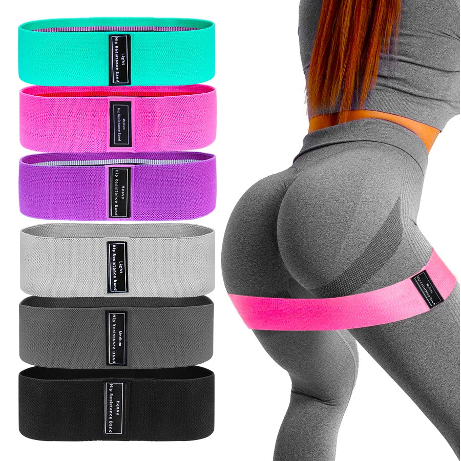 Fabric Resistance Bands — Glute & Hip Training Set