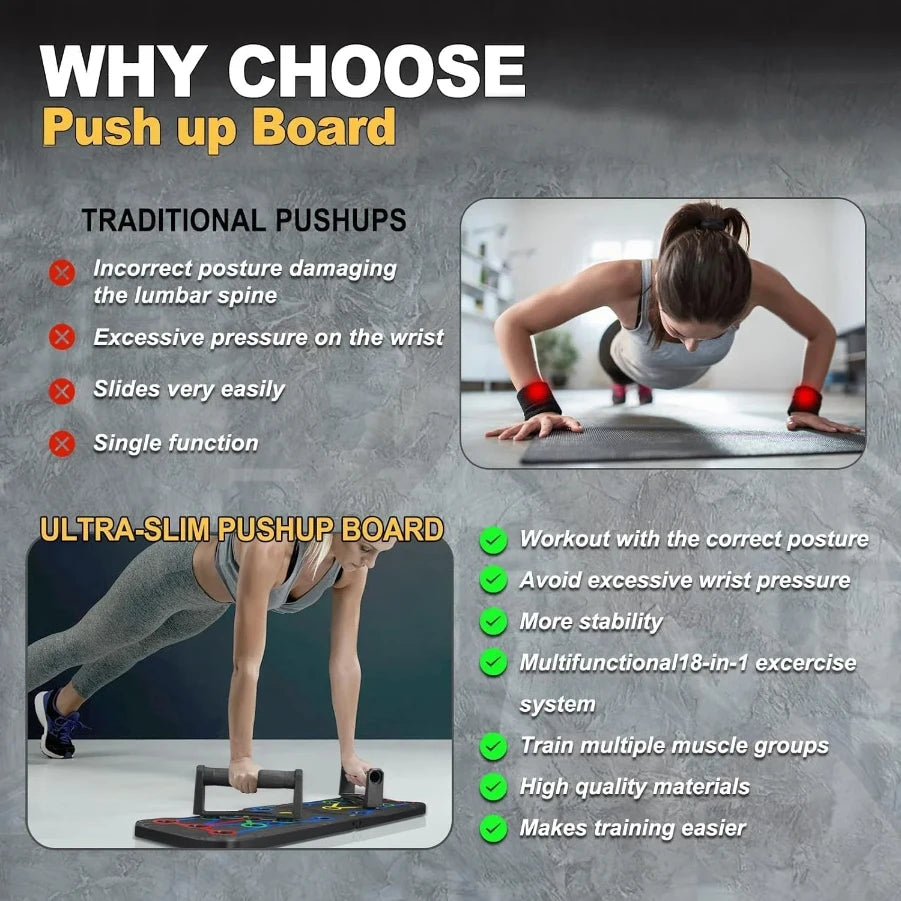 Push-Up Stands — Heavy-Duty Ergonomic Handles