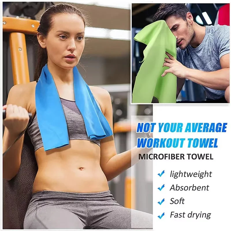 Performance Gym Towel — Silver Ion Fast-Dry