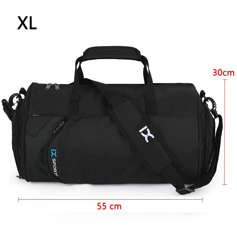 Gym Duffle Bag — Dual Compartment Wet/Dry Design