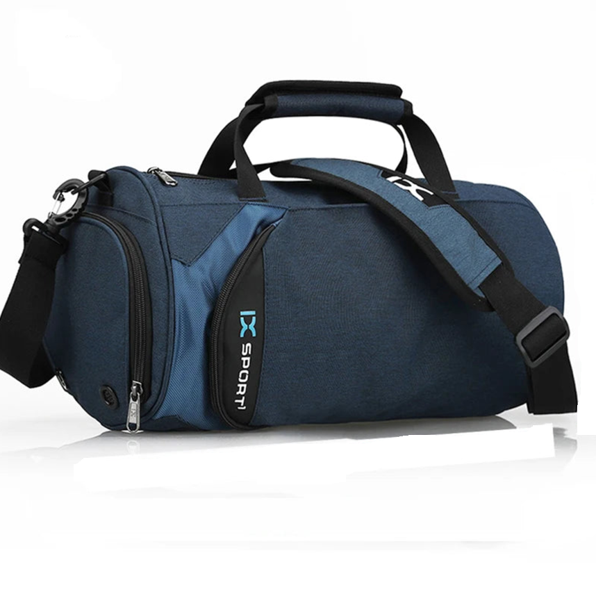 Gym Duffle Bag — Dual Compartment Wet/Dry Design